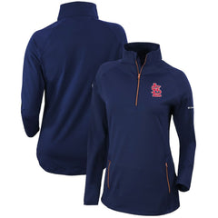 St. Louis Cardinals Columbia Women's Omni-Wick Outward Nine Quarter-Zip Pullover Top - MLB Pullover