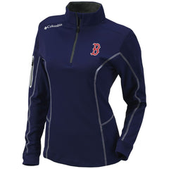 Boston Red Sox Columbia Women's Omni-Wick Shotgun Quarter-Zip Pullover Top - MLB Pullover