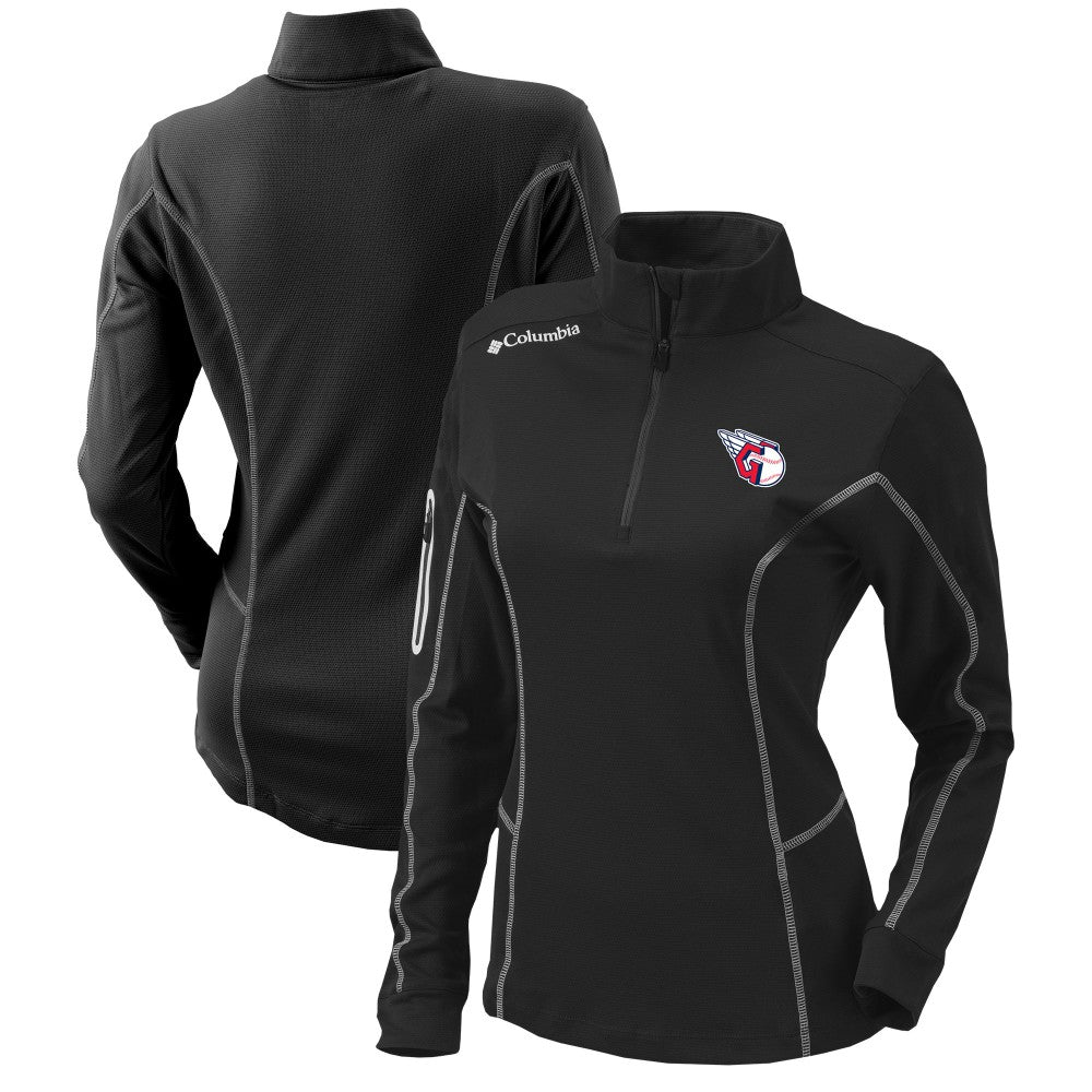 Cleveland Guardians Columbia Women's Omni-Wick Shotgun Quarter-Zip Pullover Top - MLB Pullover