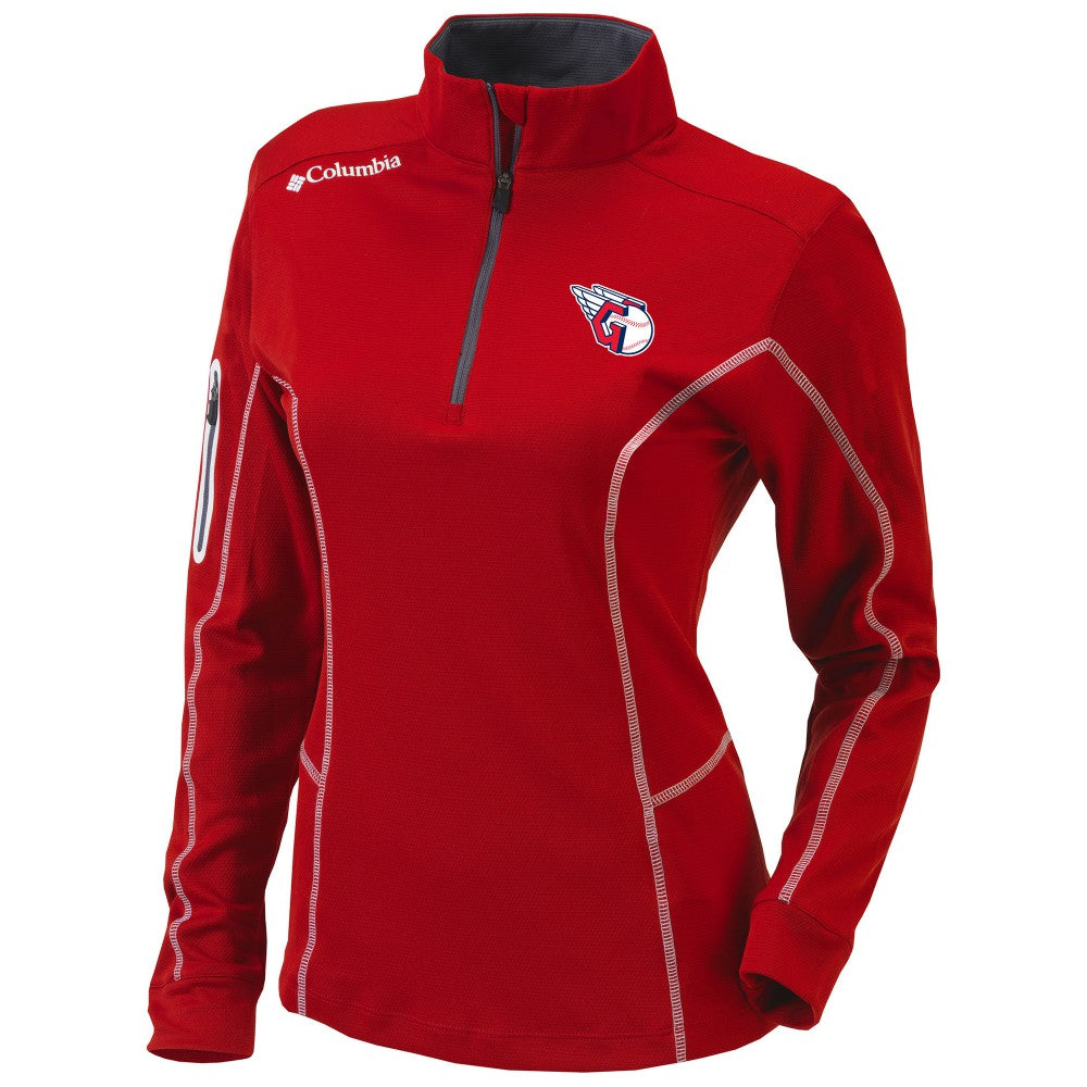 Cleveland Guardians Columbia Women's Omni-Wick Shotgun Quarter-Zip Pullover Top - MLB Pullover