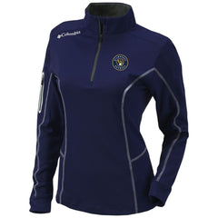 Milwaukee Brewers Columbia Women's Omni-Wick Shotgun Quarter-Zip Pullover Top - MLB Pullover