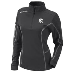 New York Yankees Columbia Women's Omni-Wick Shotgun Quarter-Zip Pullover Top - MLB Pullover