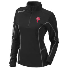 Philadelphia Phillies Columbia Women's Omni-Wick Shotgun Quarter-Zip Pullover Top - MLB Pullover