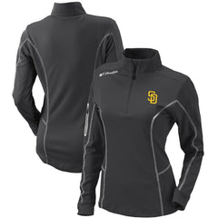 San Diego Padres Columbia Women's Omni-Wick Shotgun Quarter-Zip Pullover Top - MLB Pullover