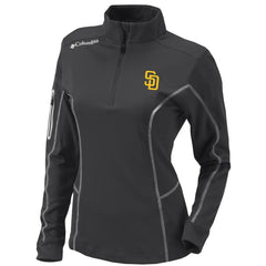 San Diego Padres Columbia Women's Omni-Wick Shotgun Quarter-Zip Pullover Top - MLB Pullover