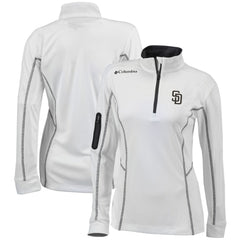 San Diego Padres Columbia Women's Omni-Wick Shotgun Quarter-Zip Pullover Top - MLB Pullover