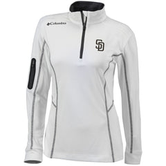 San Diego Padres Columbia Women's Omni-Wick Shotgun Quarter-Zip Pullover Top - MLB Pullover
