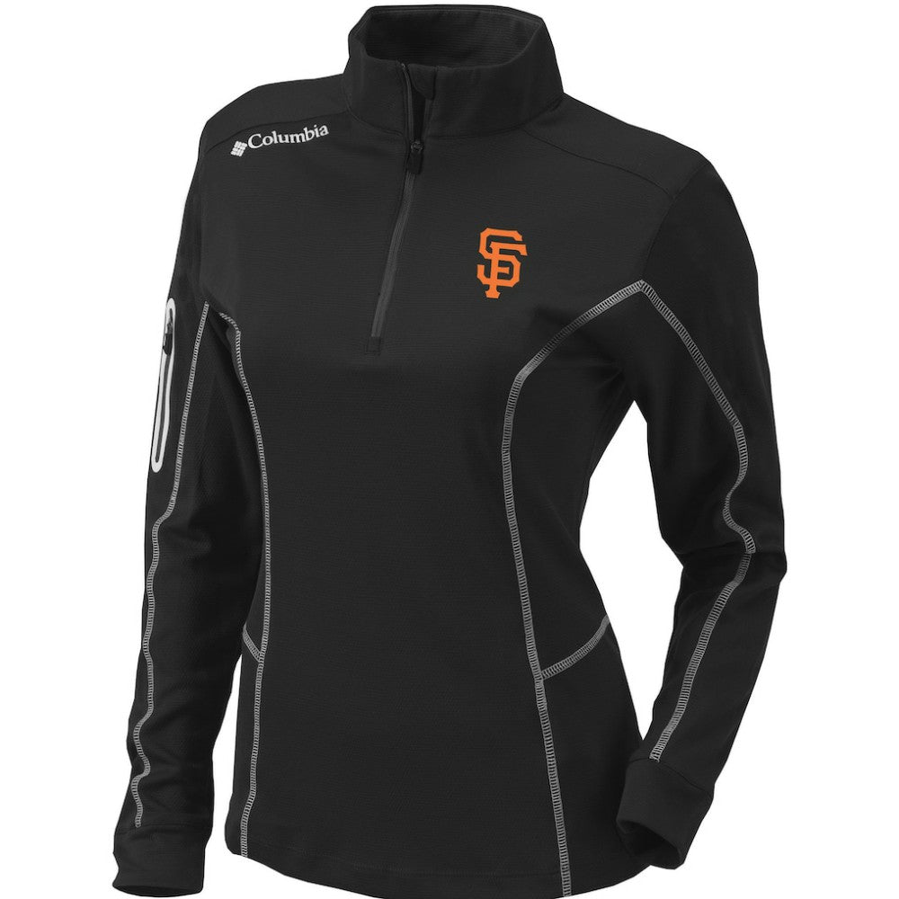 San Francisco Giants Columbia Women's Omni-Wick Shotgun Quarter-Zip Pullover Top - MLB Pullover