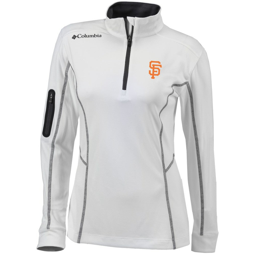 San Francisco Giants Columbia Women's Omni-Wick Shotgun Quarter-Zip Pullover Top - MLB Pullover