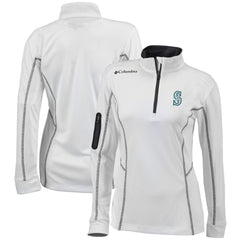 Seattle Mariners Columbia Women's Omni-Wick Shotgun Quarter-Zip Pullover Top - MLB Pullover