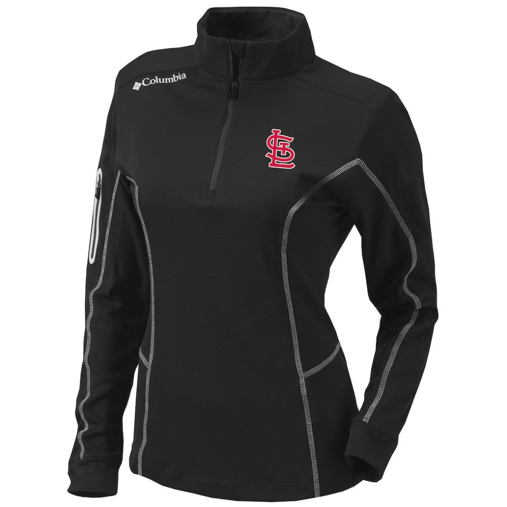 St. Louis Cardinals Columbia Women's Omni-Wick Shotgun Quarter-Zip Pullover Top - MLB Pullover