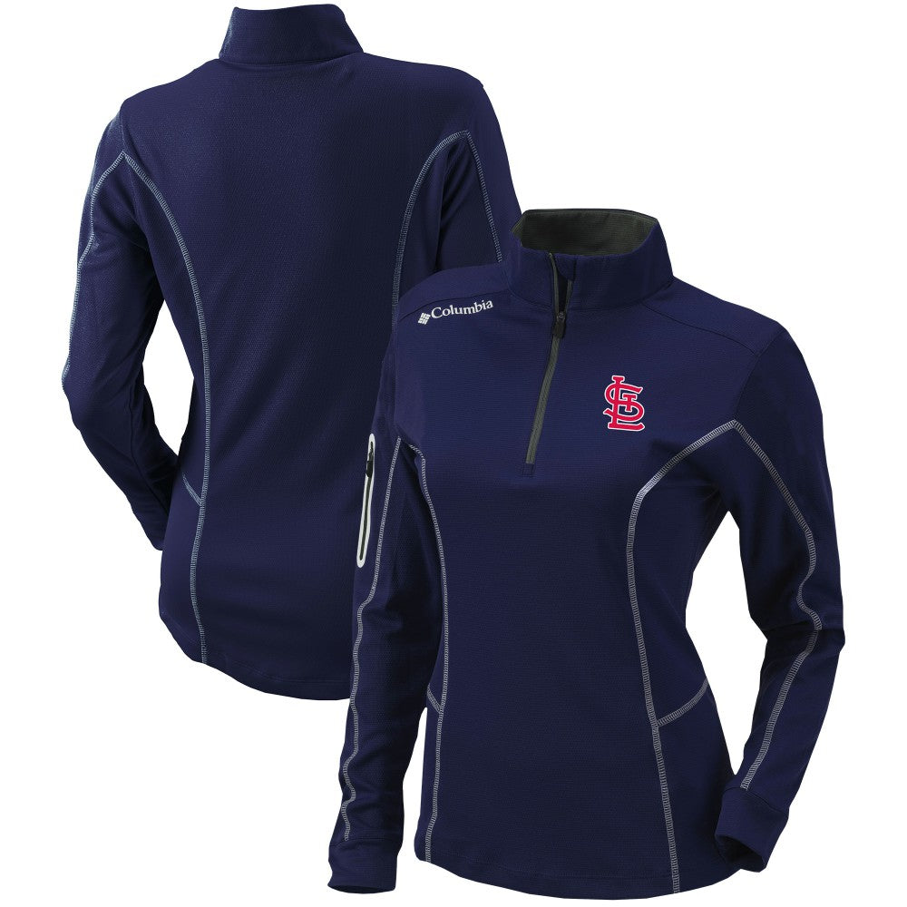 St. Louis Cardinals Columbia Women's Omni-Wick Shotgun Quarter-Zip Pullover Top - MLB Pullover