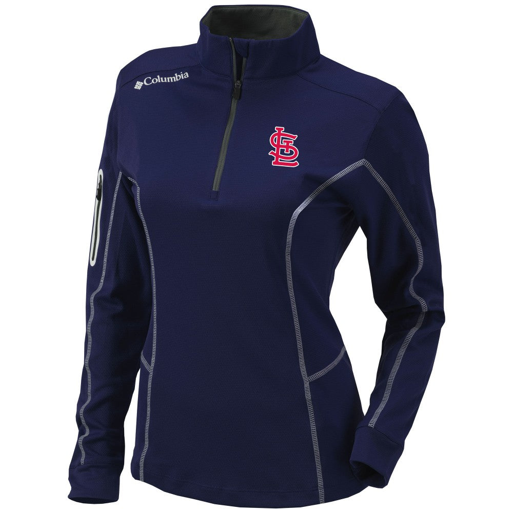 St. Louis Cardinals Columbia Women's Omni-Wick Shotgun Quarter-Zip Pullover Top - MLB Pullover