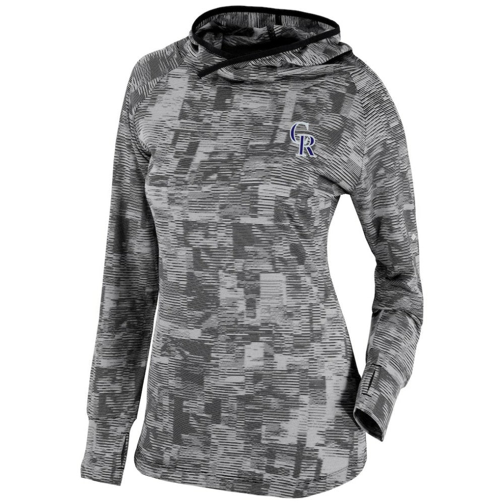 Colorado Rockies Columbia Women's Omni-Wick Sunday Ball Pullover Hoodie - MLB Hoodies