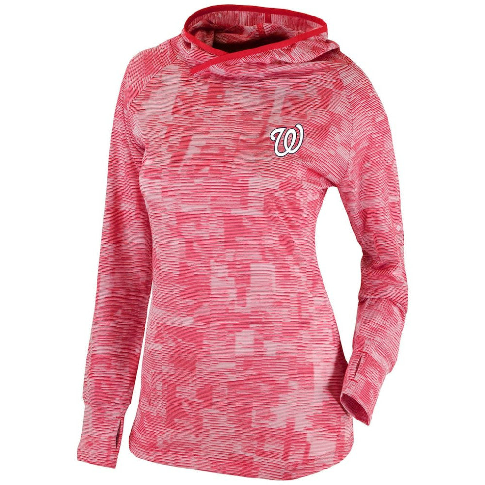 Washington Nationals Columbia Women's Omni-Wick Sunday Ball Pullover Hoodie - MLB Hoodies
