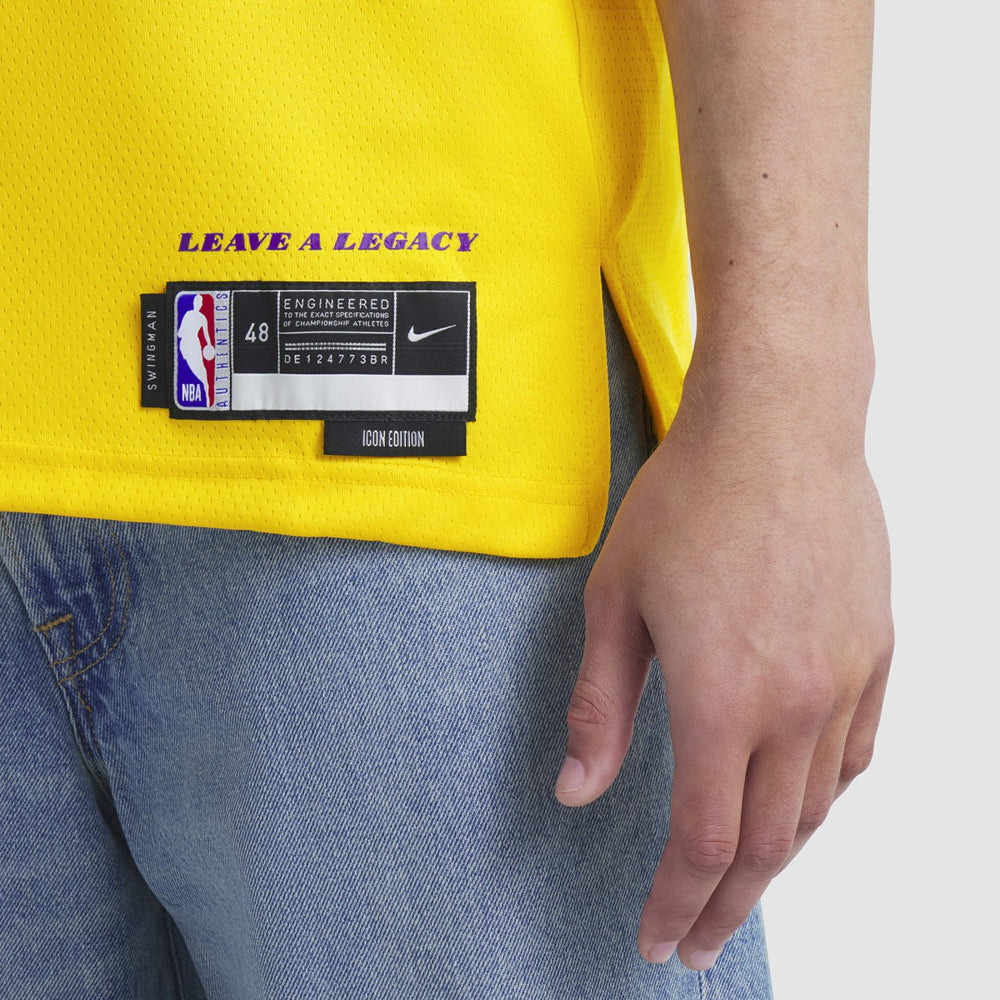 Gold LeBron James Los Angeles Lakers Unisex Swingman Jersey | NBA