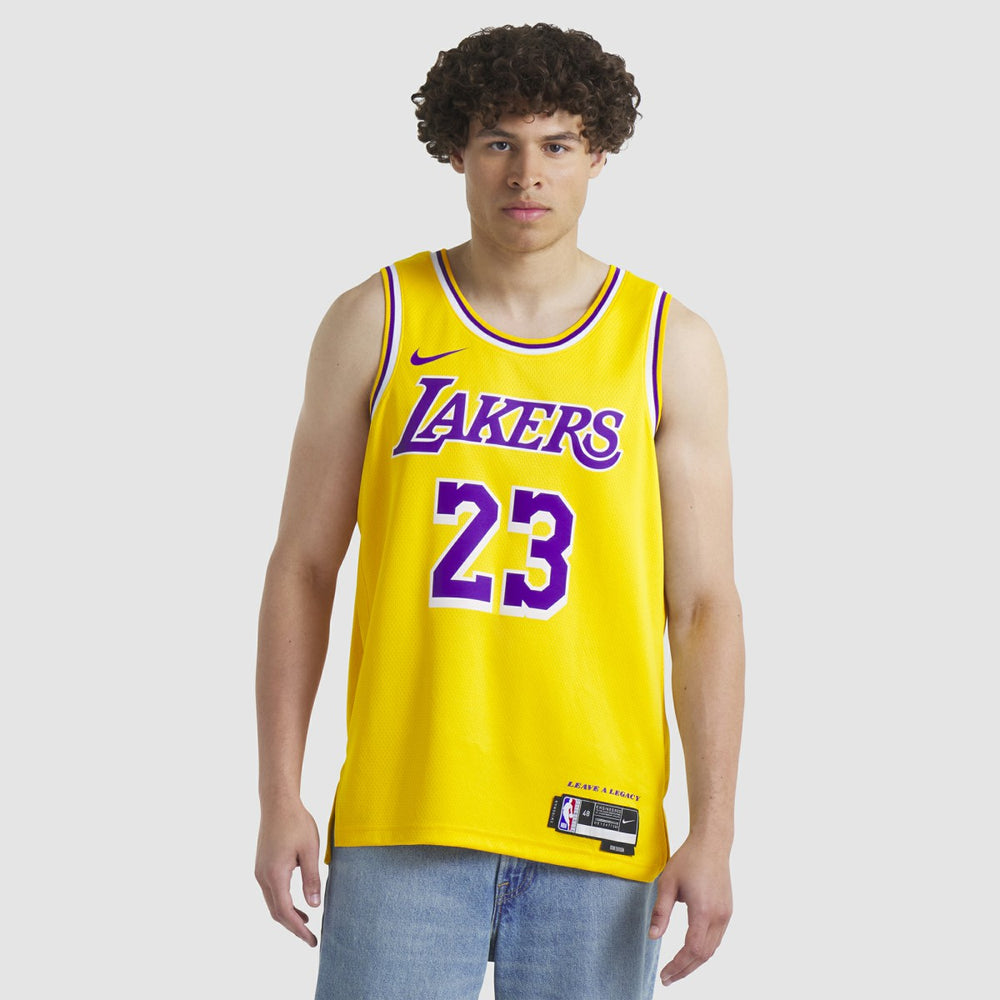 Gold LeBron James Los Angeles Lakers Unisex Swingman Jersey | NBA