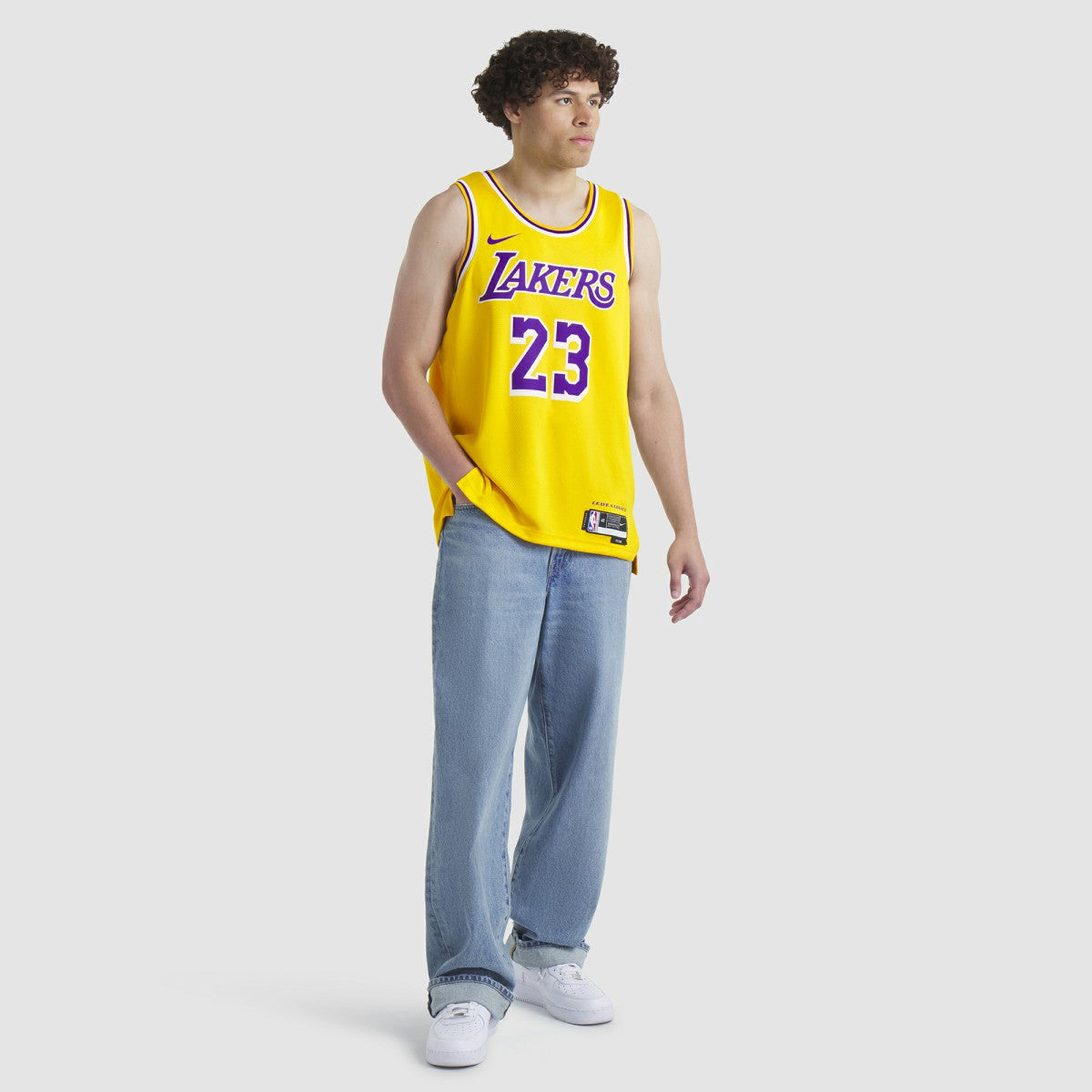 Gold LeBron James Los Angeles Lakers Unisex Swingman Jersey | NBA