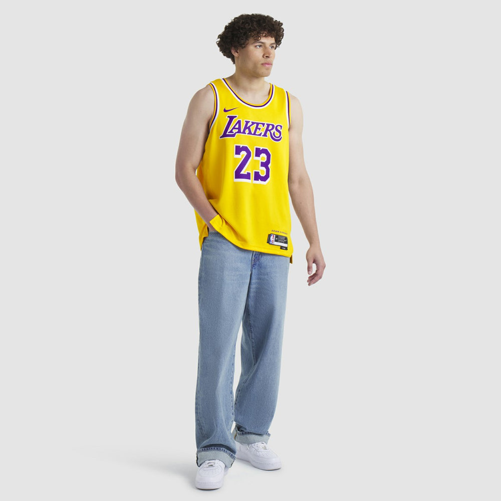 Gold LeBron James Los Angeles Lakers Unisex Swingman Jersey | NBA
