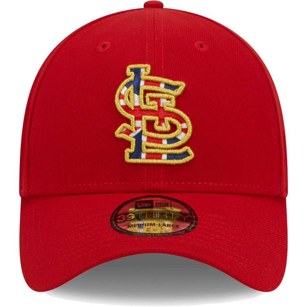 St. Louis Cardinals New Era 2023 MLB World Tour: London Series Flag Fill 39THIRTY Flex Hat - MLB Hats