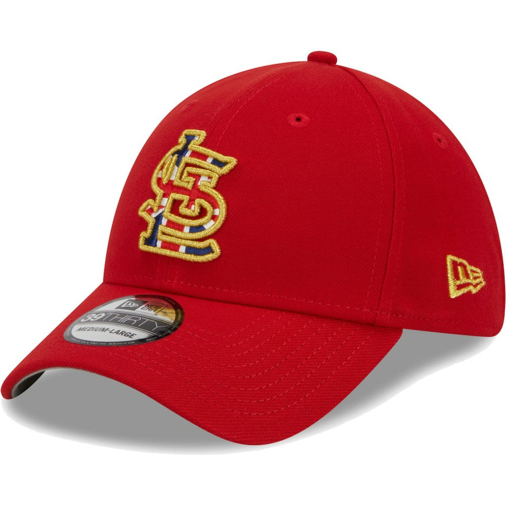 St. Louis Cardinals New Era 2023 MLB World Tour: London Series Flag Fill 39THIRTY Flex Hat - MLB Hats
