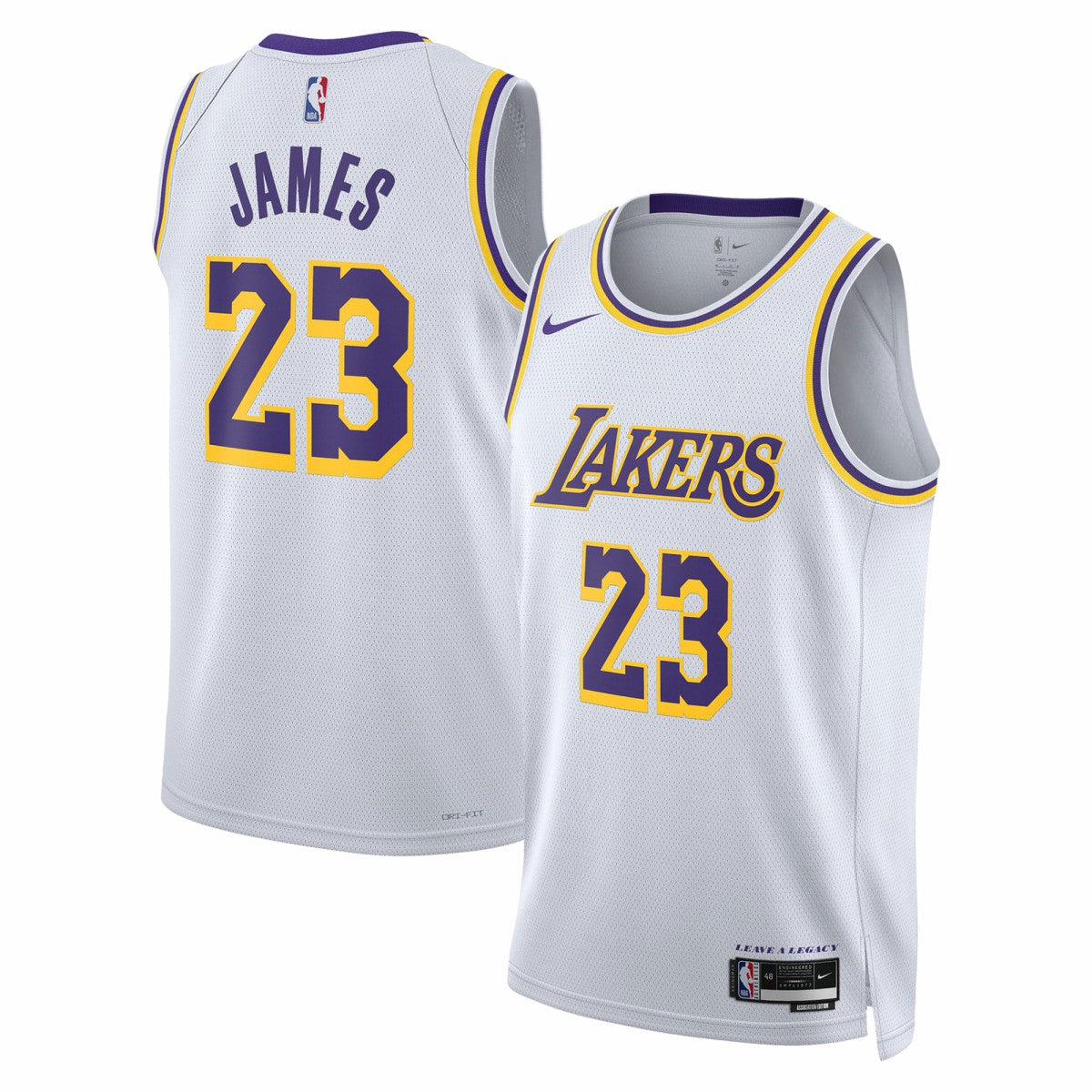 White LeBron James Los Angeles Lakers Unisex Swingman Jersey | NBA