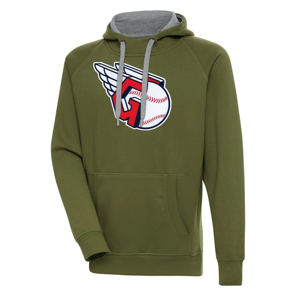 Cleveland Guardians Antigua Victory Pullover Hoodie - MLB Hoodies
