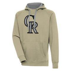 Colorado Rockies Antigua Victory Pullover Hoodie - MLB Hoodies