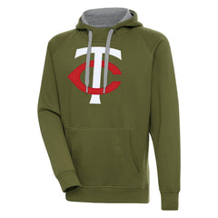 Minnesota Twins Antigua Victory Pullover Hoodie - MLB Hoodies