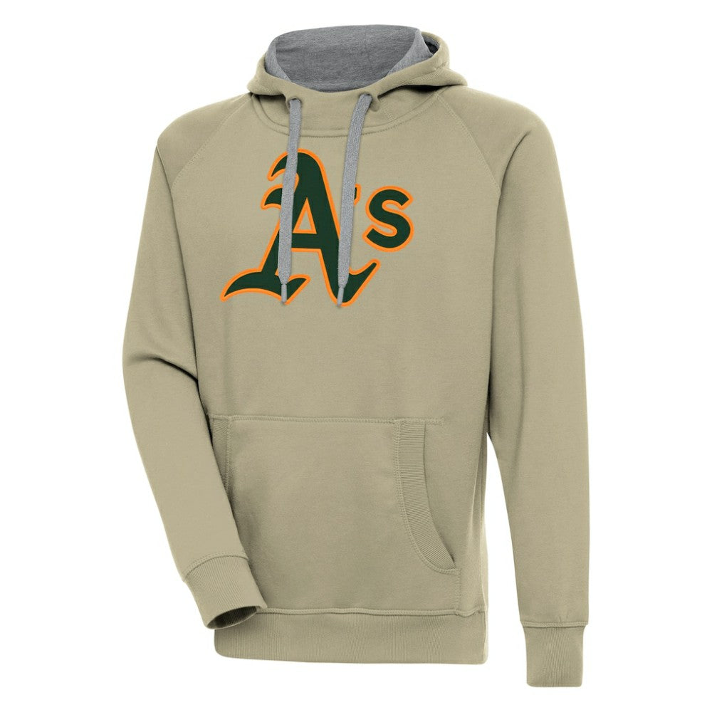 Athletics Antigua Victory Pullover Hoodie - MLB Hoodies