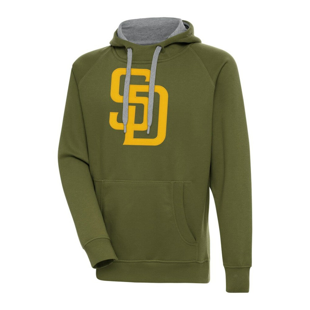 San Diego Padres Antigua Victory Pullover Hoodie - MLB Hoodies