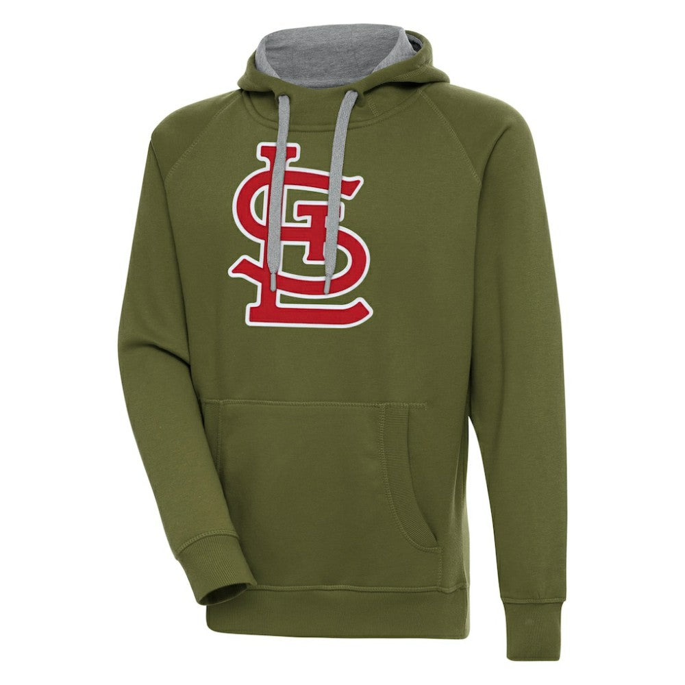 St. Louis Cardinals Antigua Victory Pullover Hoodie - MLB Hoodies