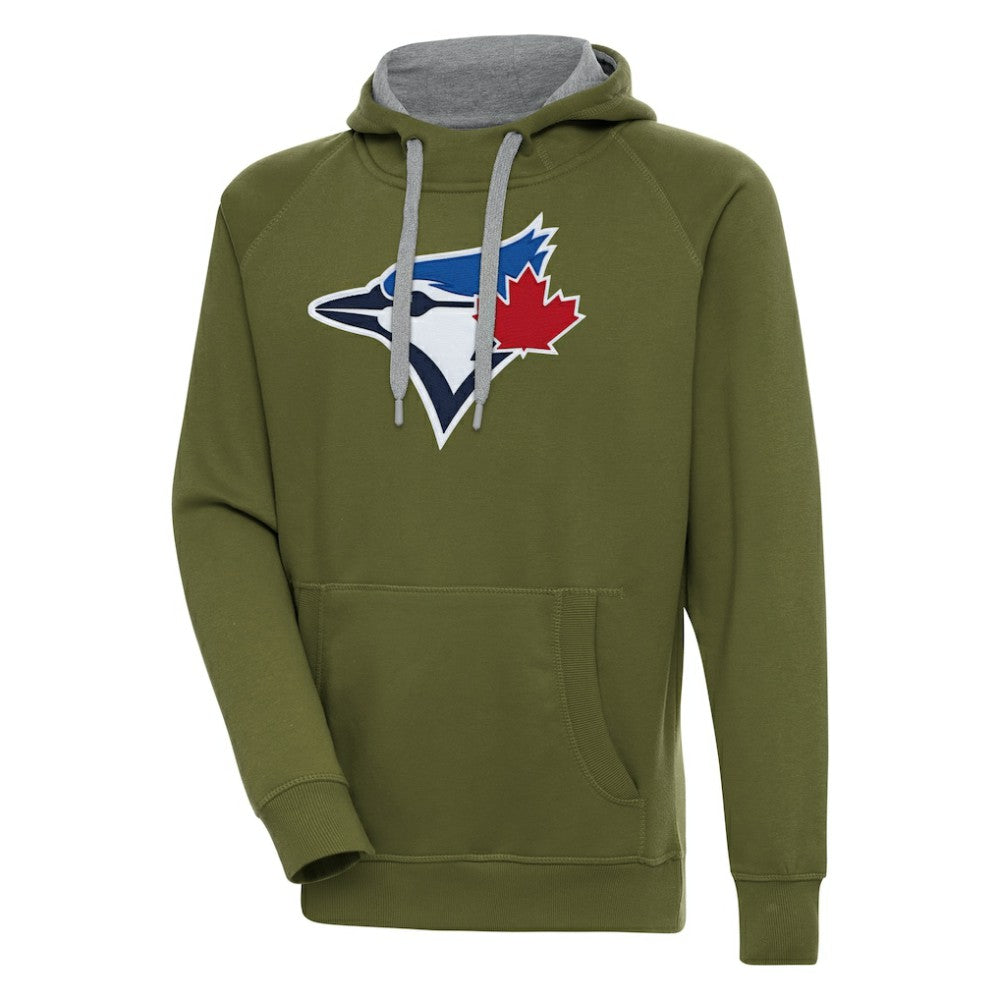 Toronto Blue Jays Antigua Victory Pullover Hoodie - MLB Hoodies