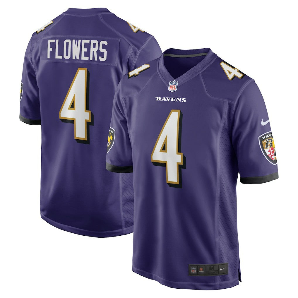 Baltimore Ravens Zay Flowers  Game Jersey | NFL On sale