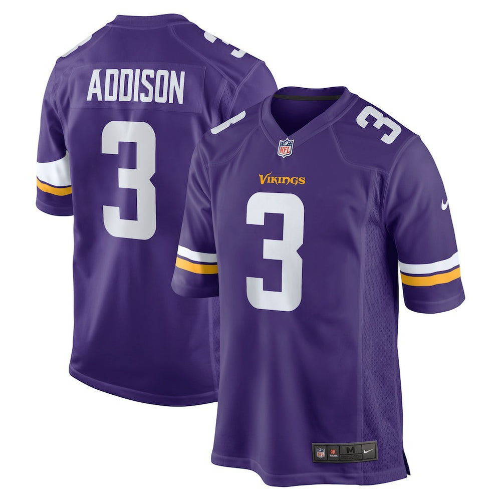 Minnesota Vikings Jordan Addison  Game Jersey | NFL Online