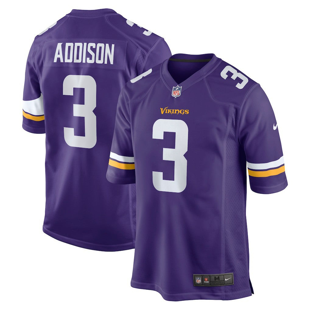 Minnesota Vikings Jordan Addison  Game Jersey | NFL Online