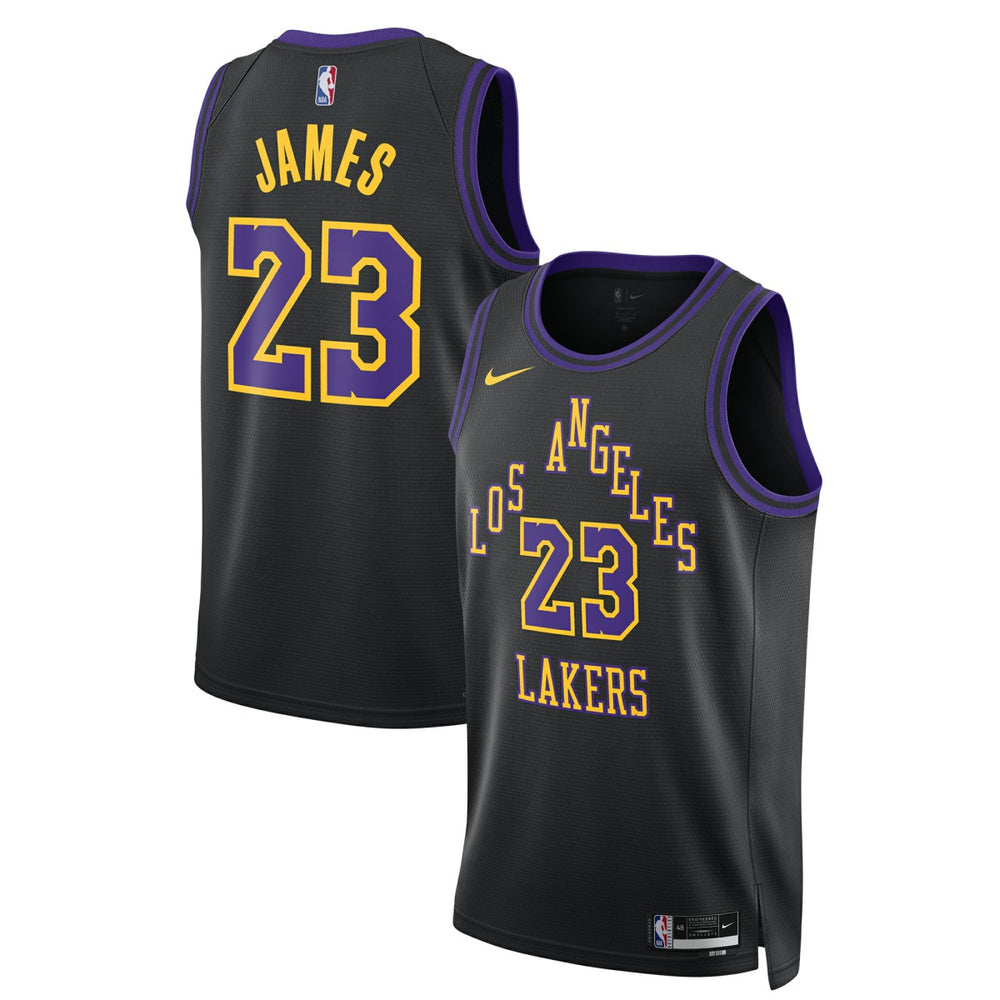 Black LeBron James Los Angeles Lakers Unisex 2025/26 Swingman Jersey | NBA