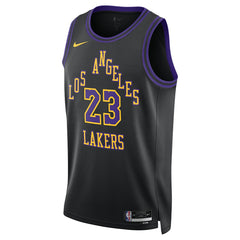 Black LeBron James Los Angeles Lakers Unisex 2025/26 Swingman Jersey | NBA