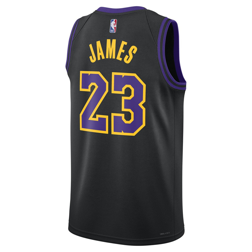 Black LeBron James Los Angeles Lakers Unisex 2025/26 Swingman Jersey | NBA