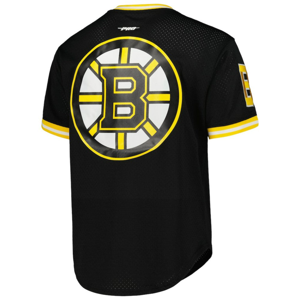 Boston Bruins Pro Standard Classic Mesh V-Neck T-Shirt -  NHL T-shirts