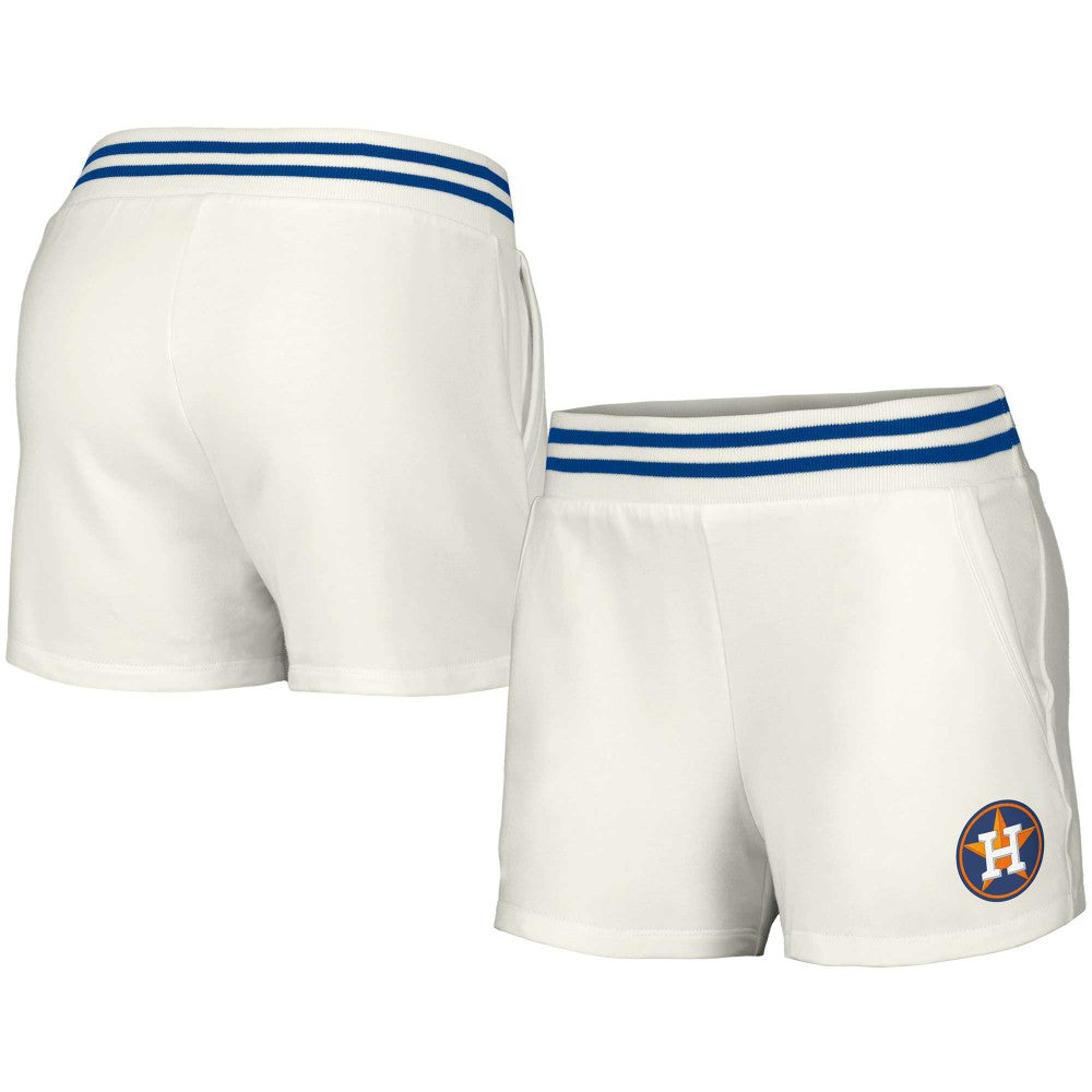 Houston Astros Lusso Women's Maeg Tri-Blend Pocket Shorts - MLB Shorts