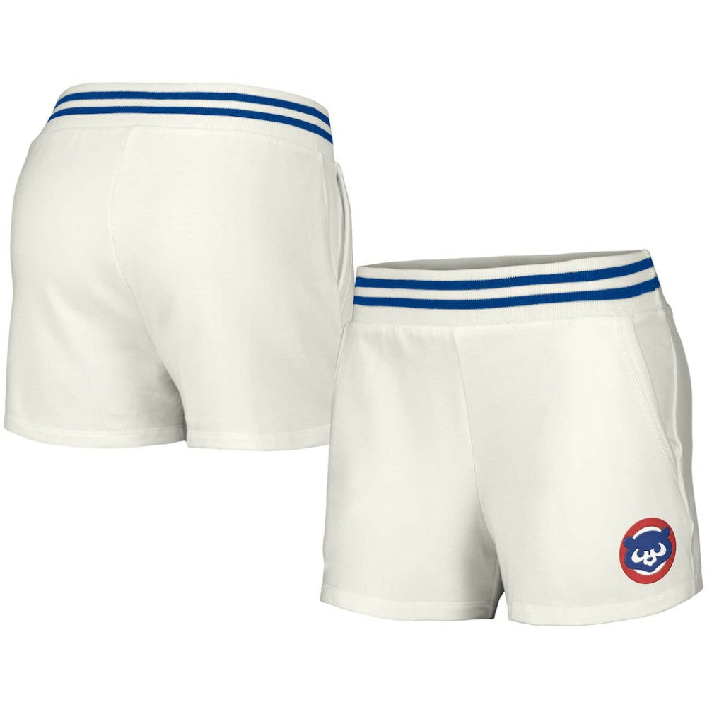 Chicago Cubs Lusso Women's Maeg Tri-Blend Pocket Shorts - MLB Shorts