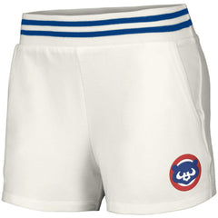 Chicago Cubs Lusso Women's Maeg Tri-Blend Pocket Shorts - MLB Shorts