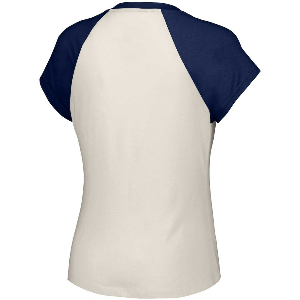 Boston Red Sox Lusso Women's Nikki Raglan T-Shirt - MLB T-shirts