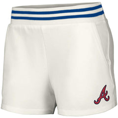 Atlanta Braves Lusso Women's Maeg Tri-Blend Pocket Shorts - MLB Shorts