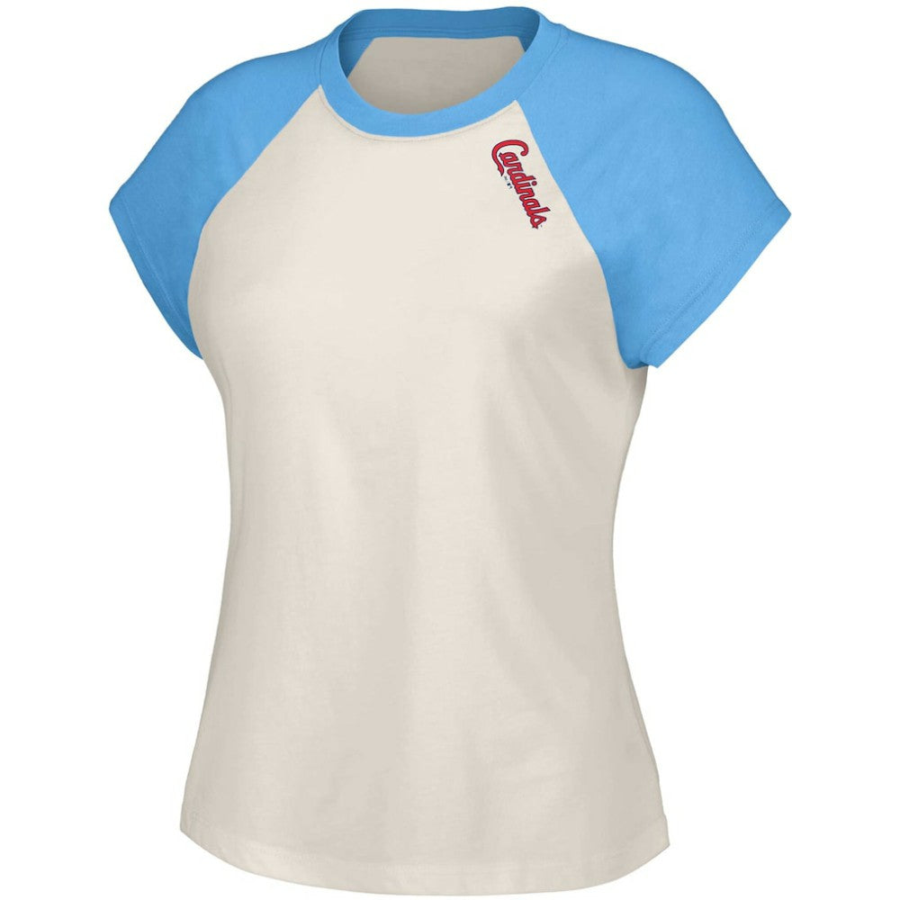 St. Louis Cardinals Lusso Women's Nikki Raglan T-Shirt - MLB T-shirts