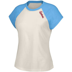 St. Louis Cardinals Lusso Women's Nikki Raglan T-Shirt - MLB T-shirts