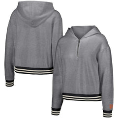 San Francisco Giants Lusso Women's Magnolia Tri-Blend Quarter-Zip Hoodie - MLB Hoodies