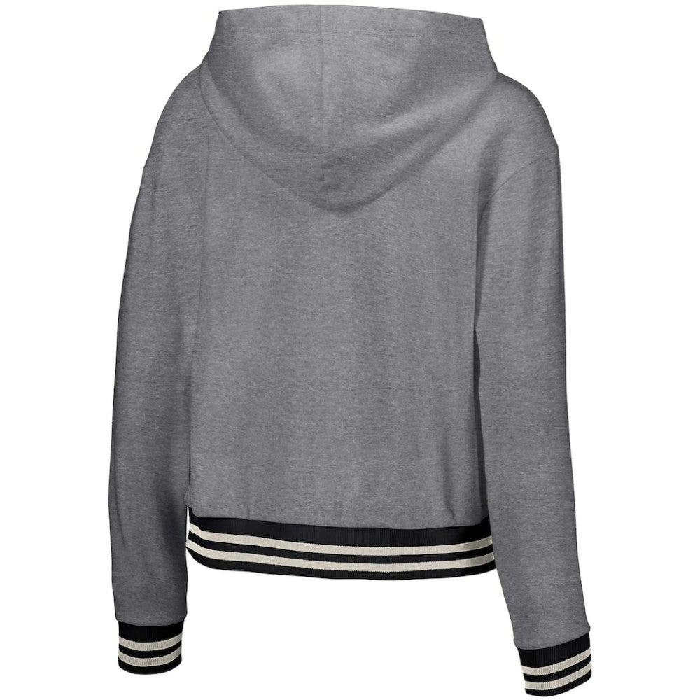 San Francisco Giants Lusso Women's Magnolia Tri-Blend Quarter-Zip Hoodie - MLB Hoodies