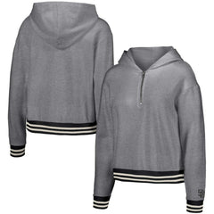 San Diego Padres Lusso Women's Magnolia Tri-Blend Quarter-Zip Hoodie - MLB Hoodies